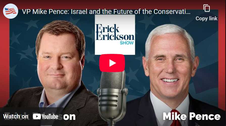 Mike Pence on Erick Erickson Show